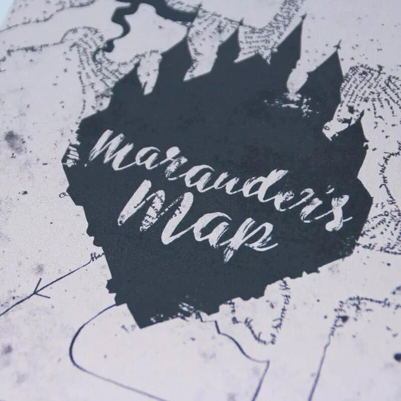 Užrašų knygelė Harry Potter Marauders Map цена и информация | Sąsiuviniai ir popieriaus prekės | pigu.lt