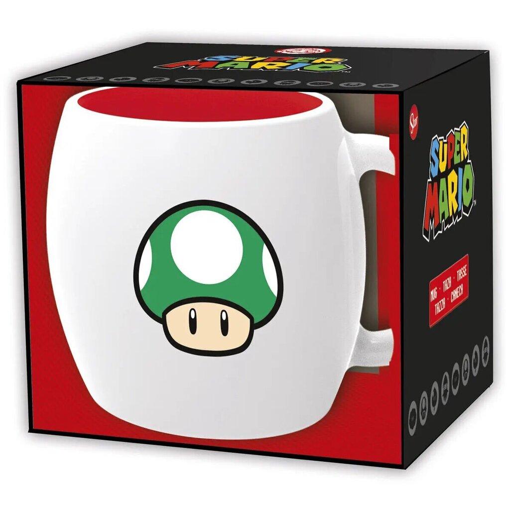 Nintendo Super Mario Bros puodelis 385ml kaina ir informacija | Taurės, puodeliai, ąsočiai | pigu.lt