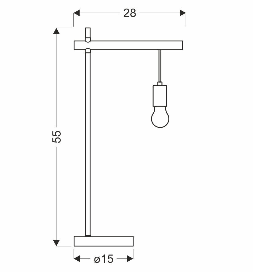 Candellux lighting šviestuvas Izzy 41-80042 kaina ir informacija | Staliniai šviestuvai | pigu.lt