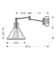 Candellux lighting настенный светильник Copenhagen 21-75444 цена и информация | Настенные светильники | pigu.lt