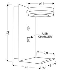 Candellux lighting светильник Compact 21-76052 цена и информация | Настенные светильники | pigu.lt