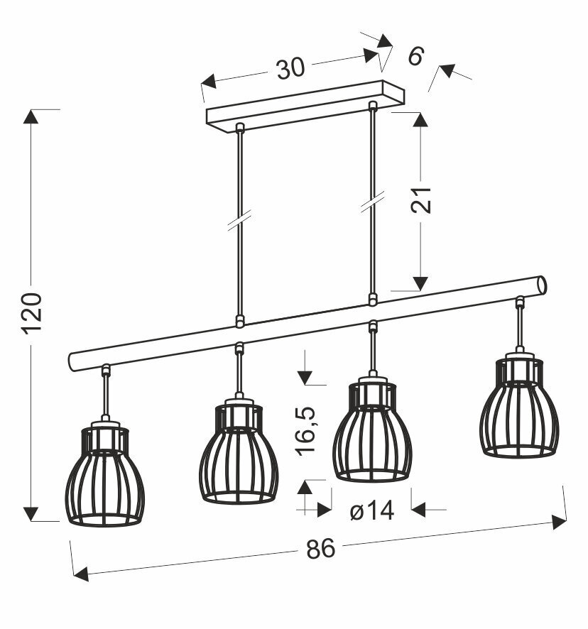 Candellux pakabinamas šviestuvas Bernita kaina ir informacija | Pakabinami šviestuvai | pigu.lt