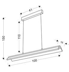 Candellux lighting светильник Apeti Curacoa цена и информация | Люстры | pigu.lt