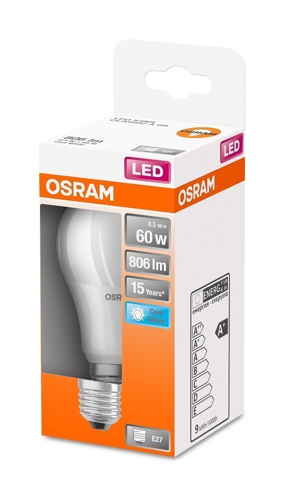 Candellux LED lemputė Osram E27 8,5W 806 lm 4000K цена и информация | Elektros lemputės | pigu.lt