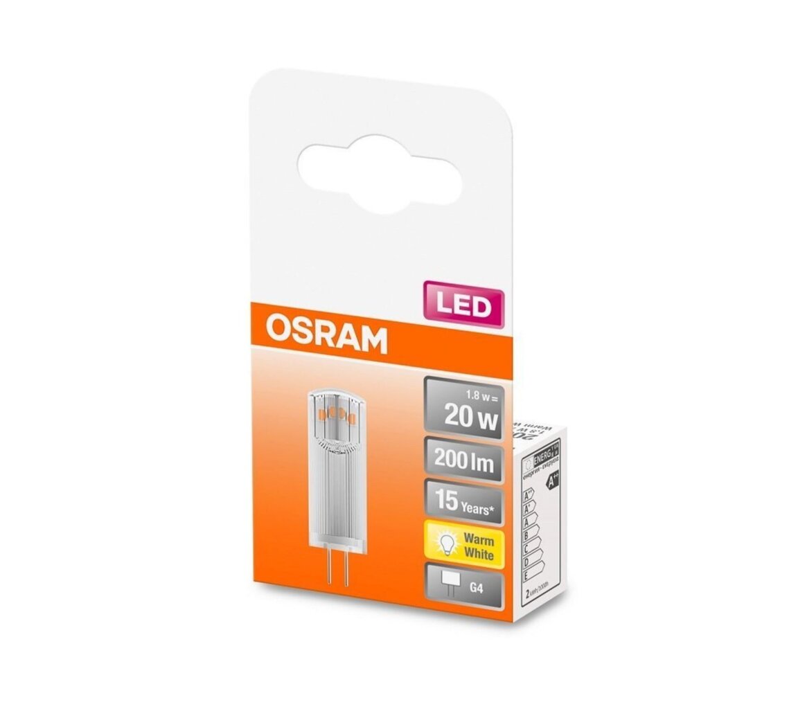 LED Candellux Osram G4 1,8 W 200 lm 2700K kaina ir informacija | Elektros lemputės | pigu.lt