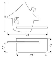 Candellux lighting светильник House 21-84859 цена и информация | Настенные светильники | pigu.lt