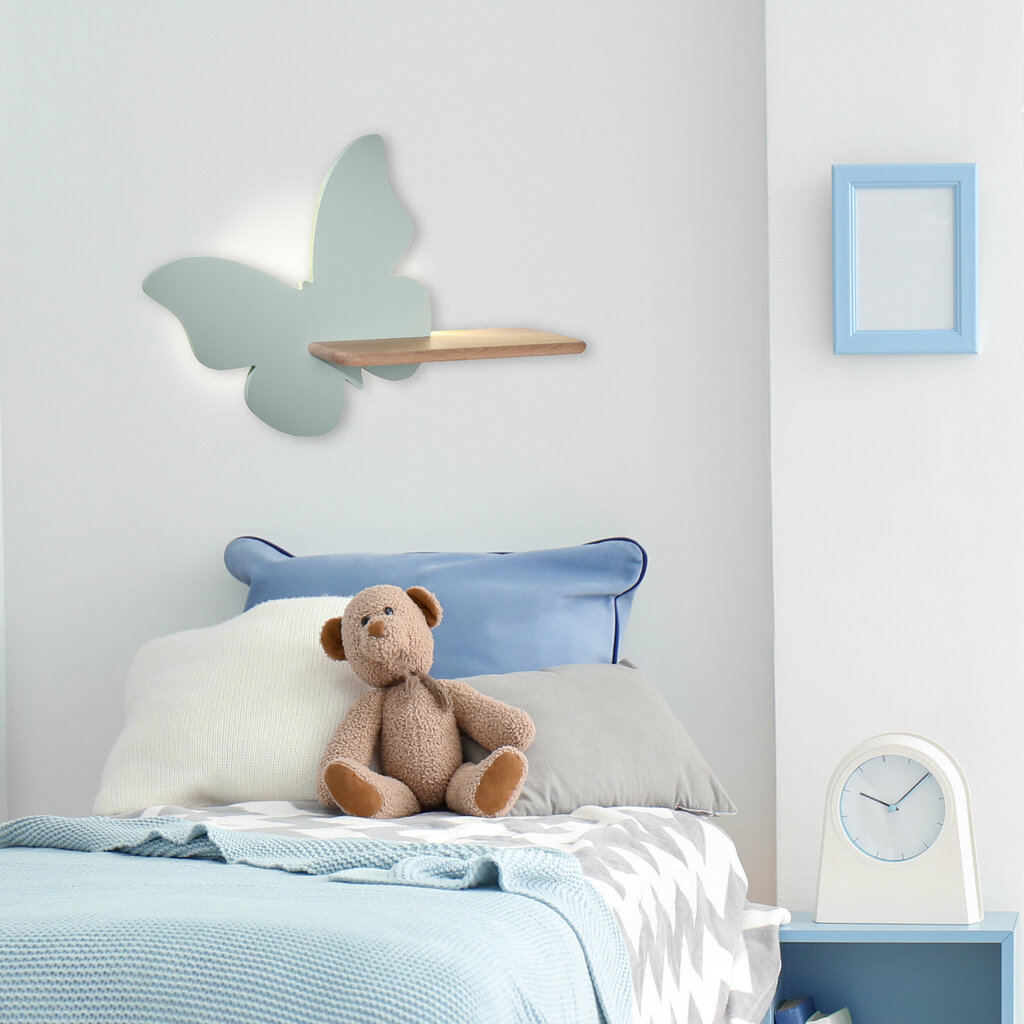 Candellux sieninis šviestuvas su lentyna Kids Butterfly kaina ir informacija | Sieniniai šviestuvai | pigu.lt