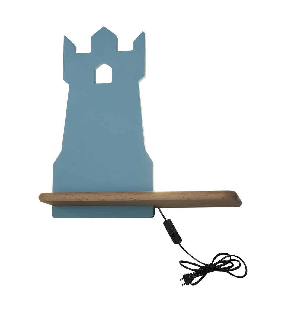 Candellux vaikiškas sieninis šviestuvas Tower su kištuku kaina ir informacija | Sieniniai šviestuvai | pigu.lt