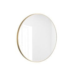 Apvalus veidrodis Valo auksinis, 60 cm kaina ir informacija | Veidrodžiai | pigu.lt