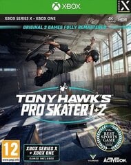 Компьютерная игра Tony Hawk's Pro Skater 1+2 цена и информация | Компьютерные игры | pigu.lt