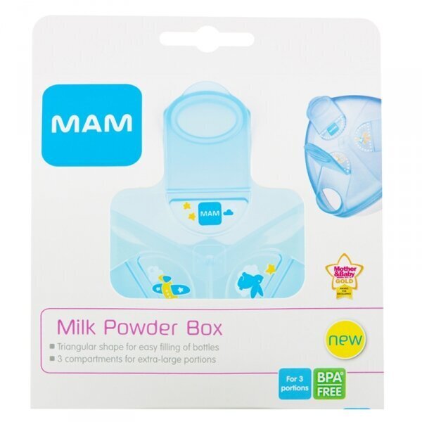 Puodelis pieno milteliams Mam, 3 x 40 g, rausvas kaina ir informacija | Buteliukai kūdikiams ir jų priedai | pigu.lt