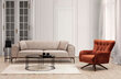 Fotelis Kalune Design Siesta, oranžinis kaina ir informacija | Svetainės foteliai | pigu.lt
