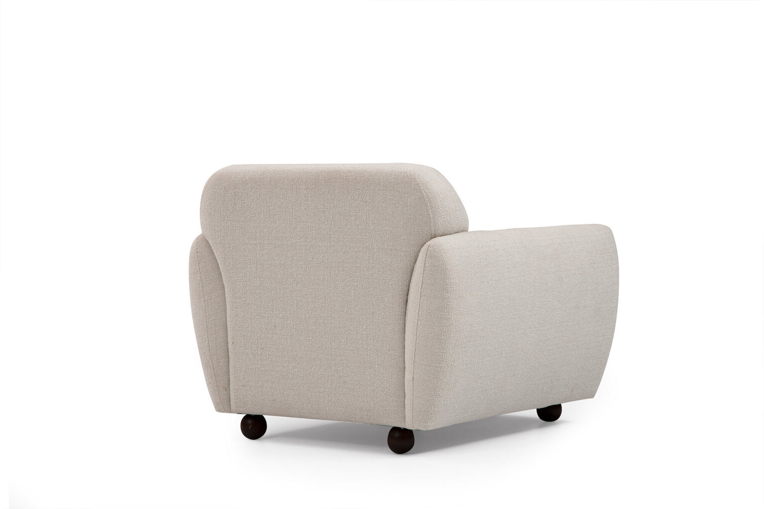 Fotelis Kalune Design Eddy, smėlio spalvos kaina ir informacija | Svetainės foteliai | pigu.lt