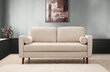Dvivietė sofa Kalune Design Rome, smėlio spalvos kaina ir informacija | Sofos | pigu.lt