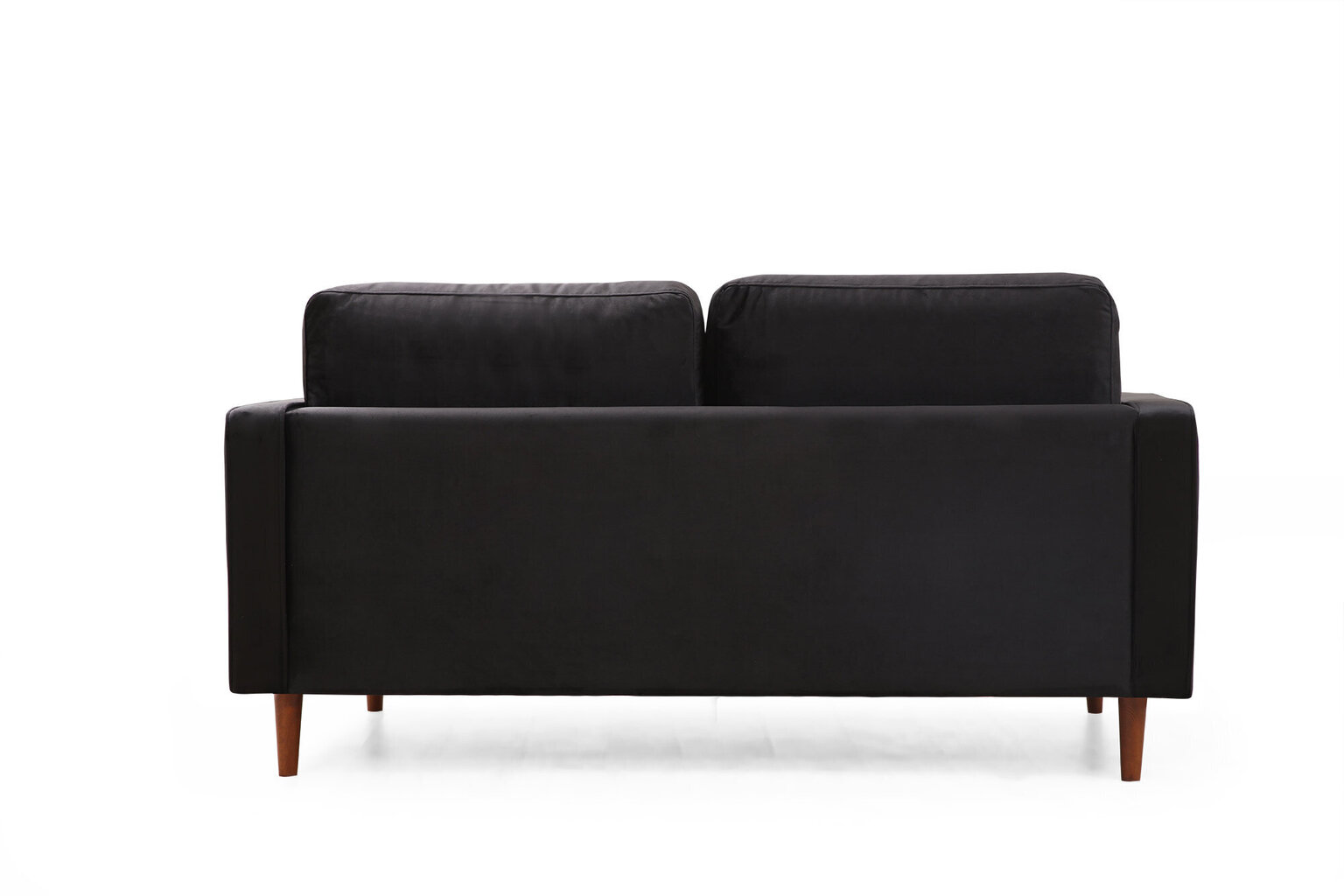 Dvivietė sofa Kalune Design Rome, juoda цена и информация | Sofos | pigu.lt