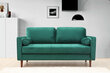 Dvivietė sofa Kalune Design Rome, žalia цена и информация | Sofos | pigu.lt