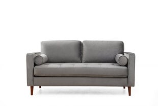 Двуспальный диван Kalune Design Rome, светло-серый цена и информация | Диваны | pigu.lt