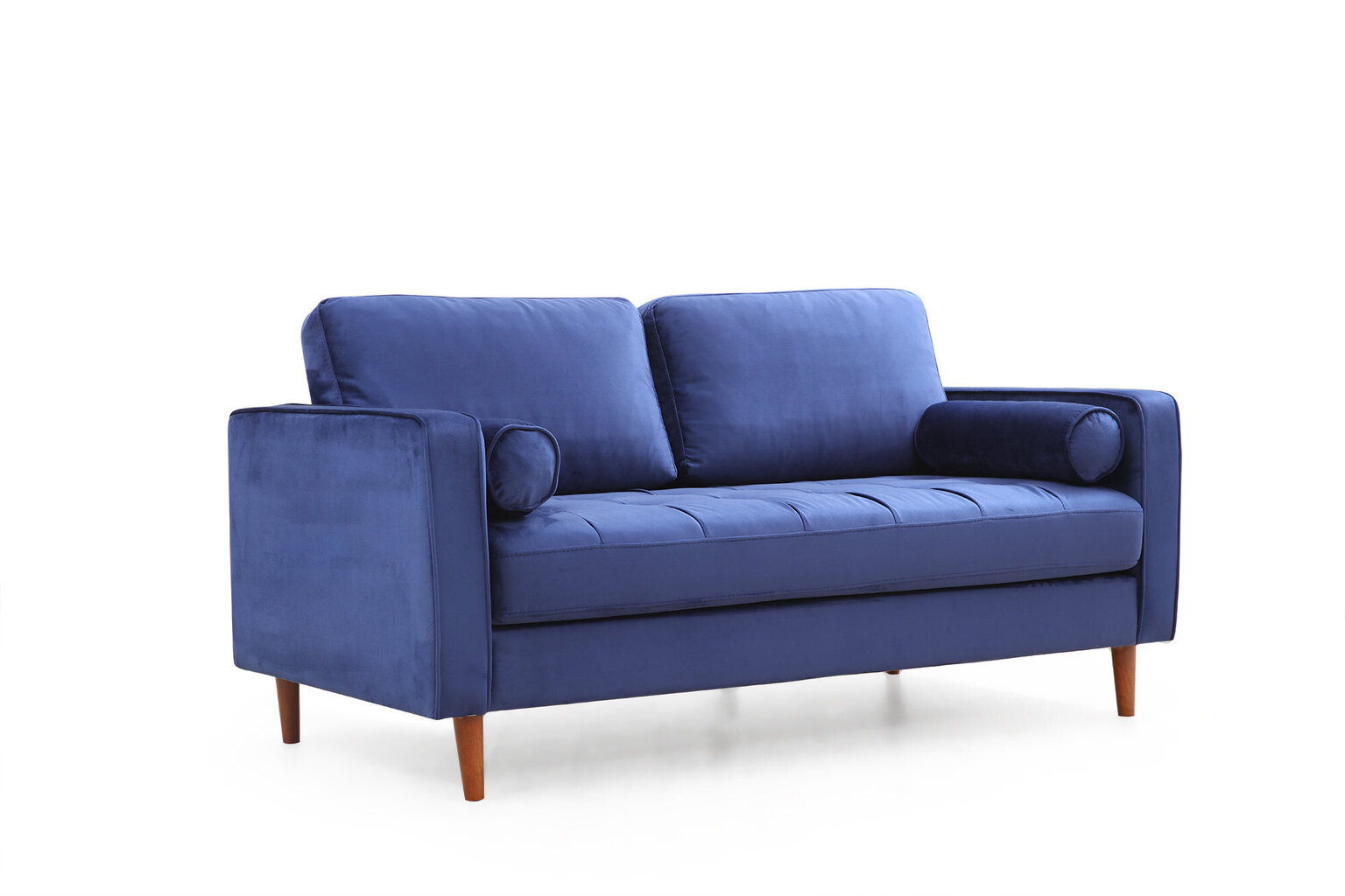 Dvivietė sofa Kalune Design Rome, mėlyna цена и информация | Sofos | pigu.lt