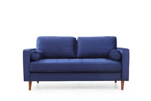 Dvivietė sofa Kalune Design Rome, mėlyna kaina ir informacija | Sofos | pigu.lt