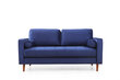 Dvivietė sofa Kalune Design Rome, mėlyna цена и информация | Sofos | pigu.lt