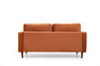 Dvivietė sofa Kalune Design Rome, oranžinė цена и информация | Sofos | pigu.lt