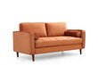 Dvivietė sofa Kalune Design Rome, oranžinė цена и информация | Sofos | pigu.lt