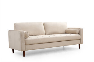 Трехместный диван Kalune Design Rome, бежевый цена и информация | Диваны | pigu.lt