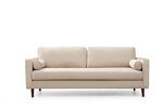 Trivietė sofa Kalune Design Rome, smėlio spalvos