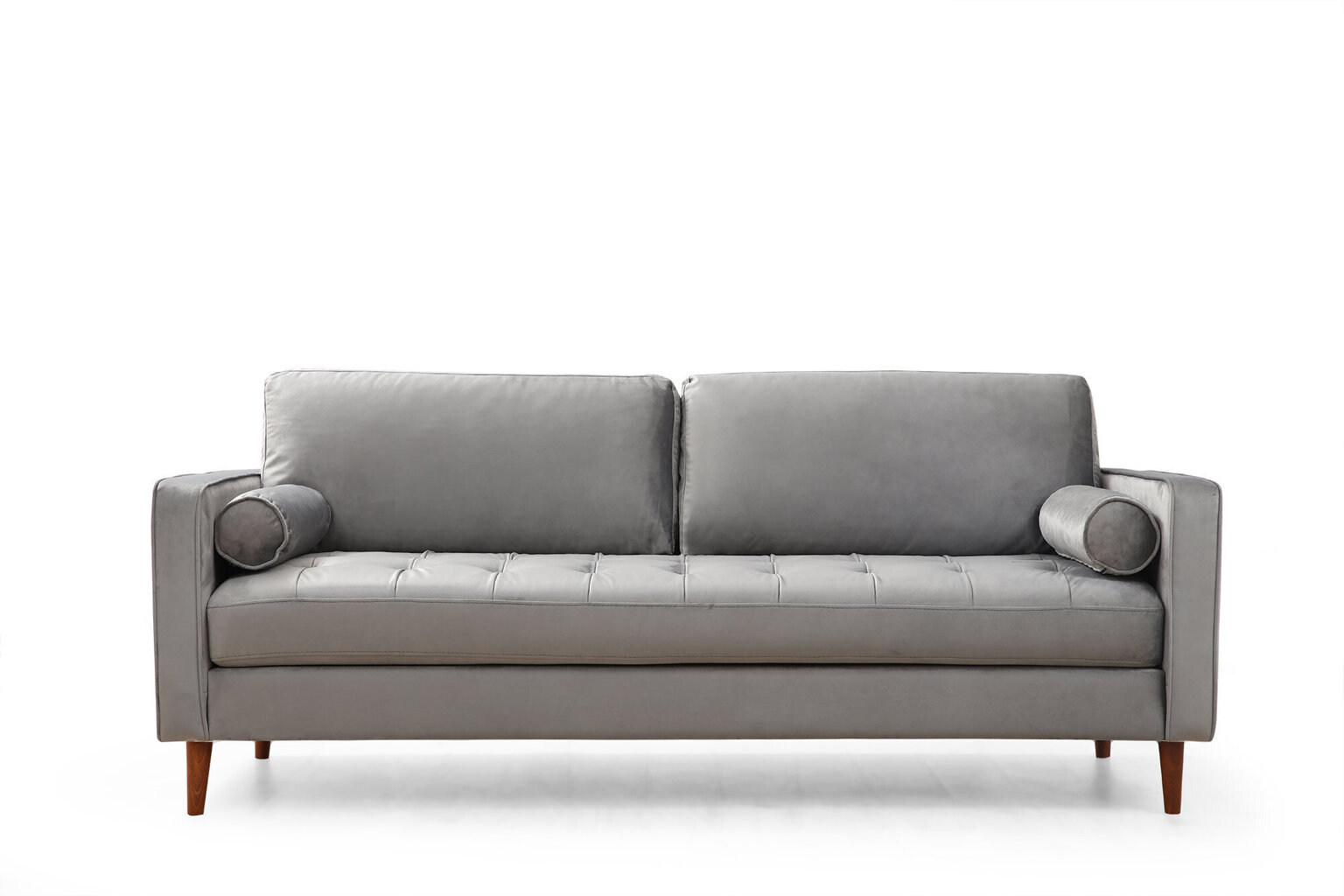 Trivietė sofa Kalune Design Rome, šviesiai pilka цена и информация | Sofos | pigu.lt