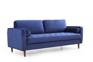 Трехместный диван Kalune Design Rome, синий цена и информация | Диваны | pigu.lt