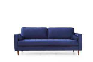 Трехместный диван Kalune Design Rome, синий цена и информация | Диваны | pigu.lt