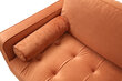 Trivietė sofa Kalune Design Rome, oranžinė цена и информация | Sofos | pigu.lt