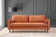 Trivietė sofa Kalune Design Rome, oranžinė цена и информация | Sofos | pigu.lt