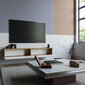 TV staliukas Kalune Design FR8, rudas/baltas kaina ir informacija | TV staliukai | pigu.lt