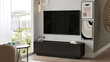 TV staliukas Kalune Design, juodas kaina ir informacija | TV staliukai | pigu.lt
