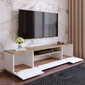 TV staliukas Kalune Design FR7, rudas/baltas kaina ir informacija | TV staliukai | pigu.lt