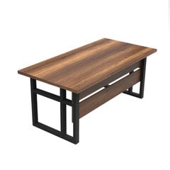 Письменный стол Kalune Design MN01, коричневый цена и информация | Компьютерные, письменные столы | pigu.lt