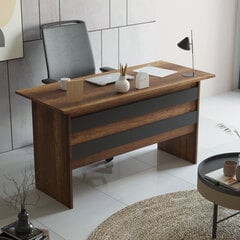 Набор мебели Kalune Design VO9, коричневый/серый цена и информация | Компьютерные, письменные столы | pigu.lt