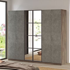 Шкаф Kalune Design HM3, коричневый/серый цена и информация | Шкафы | pigu.lt