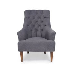 Кресло Kalune Design Ece, серое цена и информация | Кресла в гостиную | pigu.lt