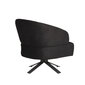 Fotelis Kalune Design Kobalt Bergere, juodas цена и информация | Svetainės foteliai | pigu.lt