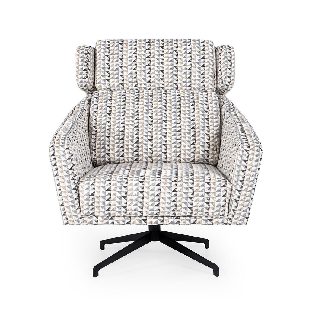 Fotelis Kalune Design Slate, baltas/įvairiaspalvis цена и информация | Svetainės foteliai | pigu.lt