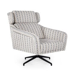 Кресло Kalune Design Slate, белое/разноцветное цена и информация | Кресла в гостиную | pigu.lt