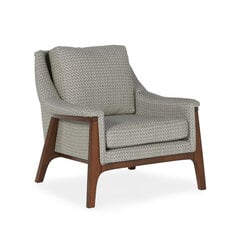 Кресло Kalune Design Wood, серое цена и информация | Кресла в гостиную | pigu.lt