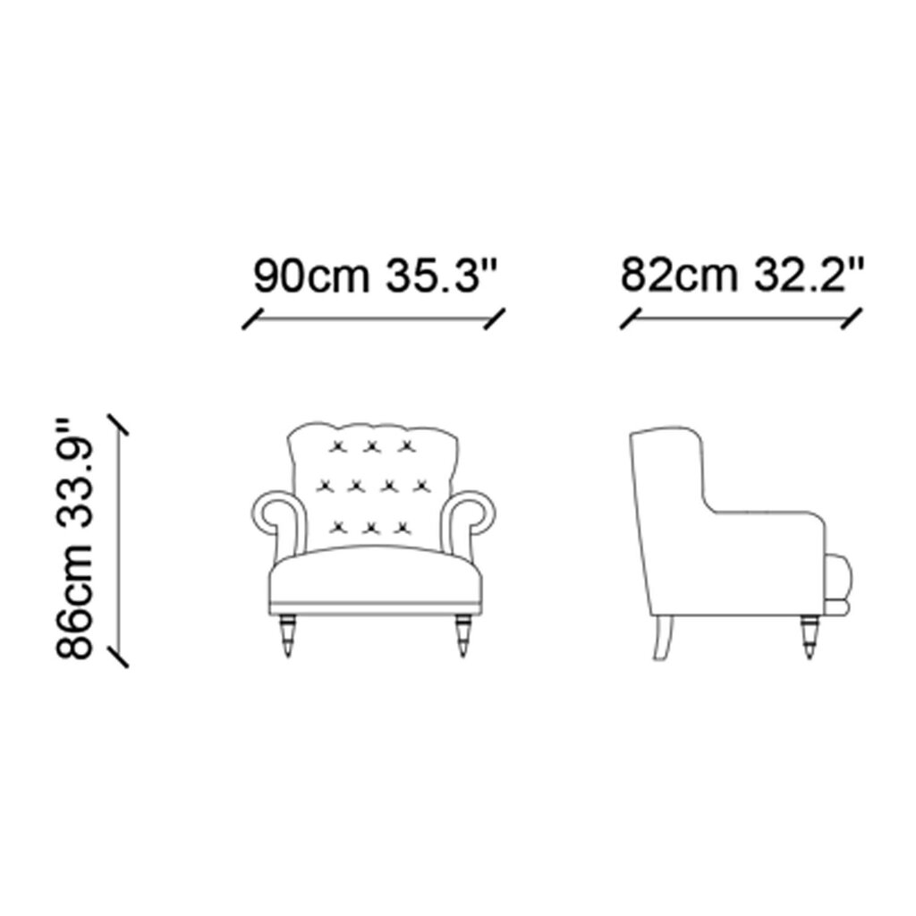 Fotelis Kalune Design London, pilkas цена и информация | Svetainės foteliai | pigu.lt