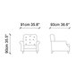Fotelis Kalune Design Lounge, pilkas цена и информация | Svetainės foteliai | pigu.lt