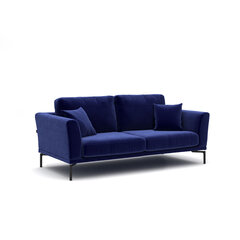 Dvivietė sofa Kalune Design Jade, mėlyna kaina ir informacija | Sofos | pigu.lt