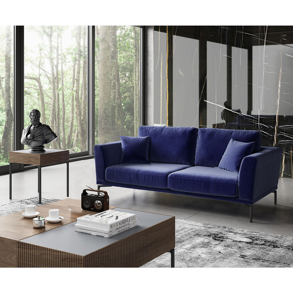 Dvivietė sofa Kalune Design Jade, mėlyna цена и информация | Sofos | pigu.lt