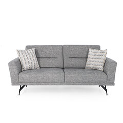 Trivietė sofa Kalune Design Slate, pilka kaina ir informacija | Sofos | pigu.lt