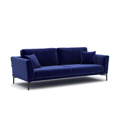 Trivietė sofa Kalune Design Jade, mėlyna kaina ir informacija | Sofos | pigu.lt